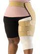 Compreflex Contain thigh compression wrap for lymphedema (beige)