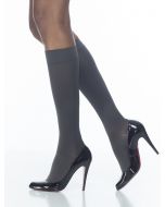 Sigvaris Soft Opaque Knee high stockings - graphite color